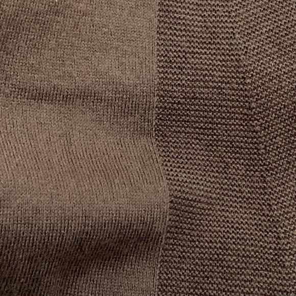 J. Jill skirt size L five be knit brown flare 70% cotton elastic waist - Picture 8 of 10